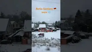 Heavy Snowfall❄️ #beril #germany #trending #music #football #europe #viralvideo