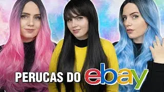 TESTANDO VÁRIAS PERUCAS BARATINHAS DO EBAY