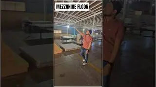 🏗️ Mezzanine Floor Inspection 👷&zwj;♂️ | Chand Infra Systems⚙️ #inspection #shorts #construction