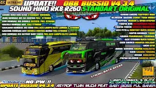 UPDATE BUSSID V4.3.4 !! OBB BUSSID V4.3.4 TERBARU SOUND HINO RK8 R260 ORIGINAL GRAFIK ETS2 SUPER HD