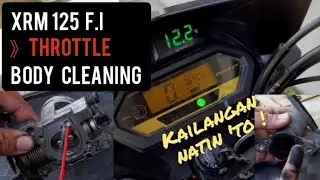 Throttle Body Cleaning on XRm125 f.i 