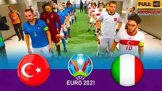 PES 2021 - TURKEY vs ITALY - UEFA EURO - Gameplay PC