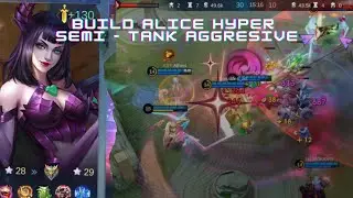 GAMEPLAY AGGRESIVE PAKE ALICE HYPER + CURSED HELMET BUFF!!! TROBOS TOWER GA BISA MATI !!!