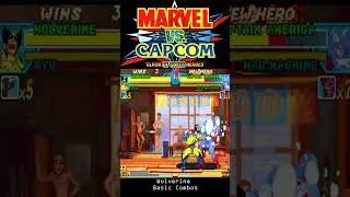 MVC1 Wolverine Basic Combos #wolverine #shorts #mvc #marvel #combos #breadandbutter