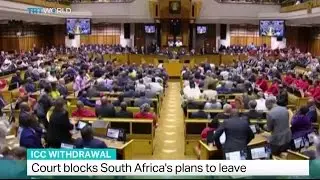 ICC Withdrawal: Court blocks South Africa's plans to leave