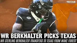 BREAKING: Texas lands transfer WR Sterling Berkhalter