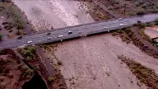 Flooding in New River, Arizona