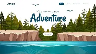 How to Make a Parallax Scrolling Website | Animated Website using Html CSS & Javascript