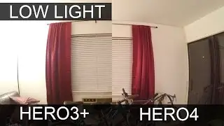 GoPro HERO4 vs HERO3+ Low Light Comparison