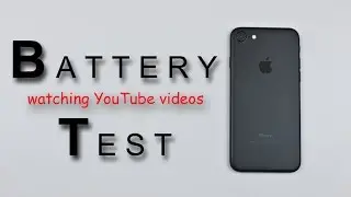 iPhone 7 — обзор теста времени работы аккумулятора! (смотрим видео на YouTube)