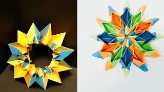 【origami】一瞬で変化！ “不思議な折り紙”の作り方