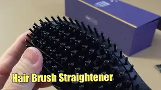 USpicy Hair Straightener Brush for Silky Frizz-free Hair