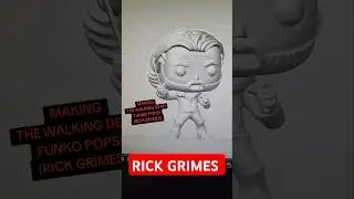 Making THE WALKING DEAD Pops That FUNKO DIDN'T! #thewalkingdead #twd #funkopop #funko #art #new #diy