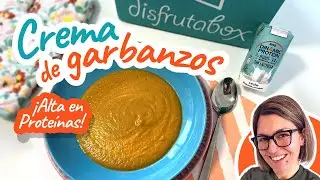 Crema de garbanzos alta en proteínas | Fácil, saludable y cremosa