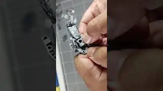 Nu Gundam RG 1/144 Titanium Finish SPEED BUILD Part 1 #gundam #gunpla #asmr  #Plamo #Mecha  #bandai