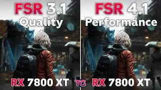 FSR 3.1 Quality vs FSR 4.1 Performance on RX 7800 XT - Graphics & FPS Comparison