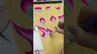 Basic stroke practice #facepainting #facepaint #drawingtutorial #paintingtutorial #drawingchallenge