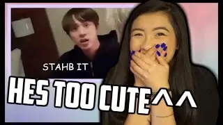 REACTING TO JIN LAUGHING FOR 8 MINUTES