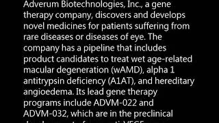 ADVM - Adverum Biotechnologies, Inc.  ADVM buy or sell Buffett read basic