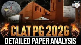 CLAT PG 2026 Detailed Analysis | CLAT Analysis | StudyIQ Judiciary