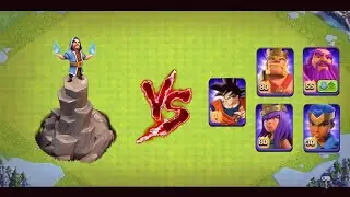 Wizard Tower VS All Heroes In Clash Of Clan || Clash of fun