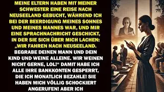 W&auml;hrend ich trauerte, reiste meine Familie fort  &bdquo;Weine allein!&ldquo; sagten sie doch das Blatt wendet