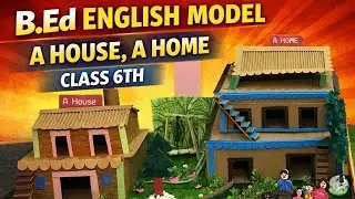 How to make a model B.ed english model on a house a home #modelmaking #model #trainee_teacher_777 