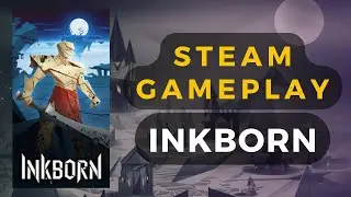 Inkborn (Roguelike Deckbuilder) Геймплей Steam для ПК | Данича