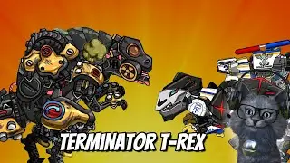 TERMINATOR T-REX, DINO LEGENDARY PALING KUAT MECHA COLOSSEUM - Dino Robot Battle Field