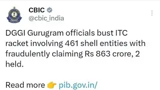 DGGI Gurugram officials bust ITC racket involving #dggi #cbic #gstfraudulent #gstbougus #gstdrive