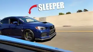 SLEEPER 800HP Subaru STI против 800HP EVO X! (Сравнение)