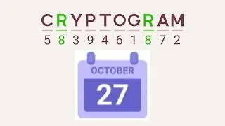 Cryptogram Daily Challenge October 27 2024 - 'Welcome to Vienna' Answers
