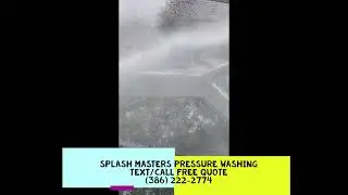 Pool Enclosure Cleaning with Soft-Washing System