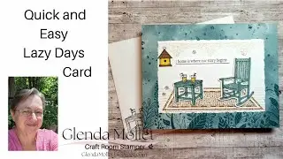 How to create a peaceful scenic card with the Lazy Days Bundle & Hello, Irresistible designer paper