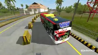 Bussid Mod - SR2 XHD PRIME Livery Monster Energy RACING Red