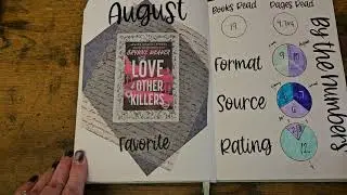 2025 Reading Journal Final Flip Through #readingjournal #cricutmade
