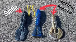 When To Use SUBTLE vs ACTION PACKED Creature Baits