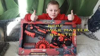 NERF WAR MASTER BLASTER  мега НЁРФ для ТЁМЫЧА обзор и распаковка тест драйв