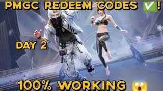 PMGC Redeem Code 2025 Day 2 🔥 FREE Skins & Rewards | PUBG Mobile Official Codes
