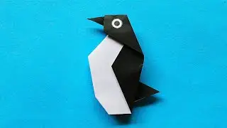 Tutorial Origami Burung Pinguin | Origami Hewan | DIY Paper Penguin