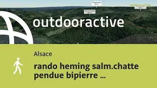 randonn&eacute;e en Alsace: rando heming salm.chatte pendue bipierre 18kms 646m
