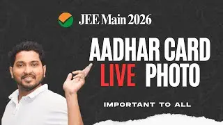 NTA URGENT⭕️|JEE Main 2026 Admit Card Live Photo Guidelines OUT🔴🔴|JEE Main 2026 Admit Card Photo