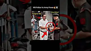 Army Vs Kolkata Police Clash🔥🪖☠️ #army #power #police #kolkata #westbengal #indianarmy #viral #video