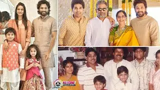 Allu Arjun Family Photos with Wife Sneha Reddy, Son Allu Ayaan, Daughter Allu Arha, Father, Mother