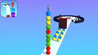Stack Rider | Battery Run - Gameplay Max Levels Mobile Games Update Walkthrough