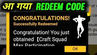 FFAC REDEEM CODE | FREE FIRE REDEEM CODE TODAY | FREE FIRE ASIA CHAMPIONSHIP