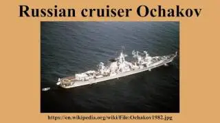 Russian cruiser Ochakov
