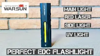 Фонарик Warsun T9 Pro Flat Style EDC (идеальный ли это свет?)