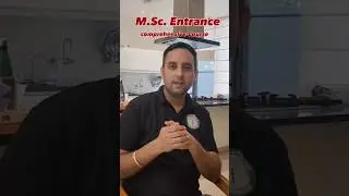 M.Sc. Entrance - A comprehensive course by ACC