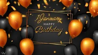 1 JANUARY SPECIAL BIRTHDAY WISHES | NEW YEAR'S DAY BIRTHDAY | HAPPY BIRTHDAY SONG